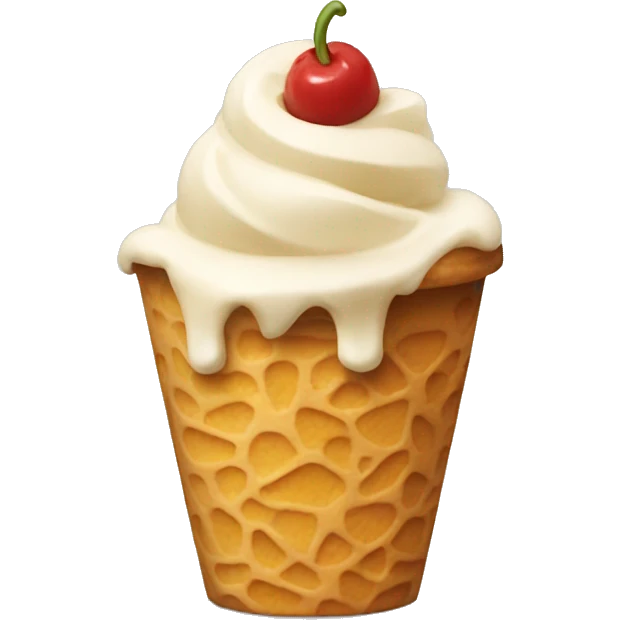Brown Gelato emoji