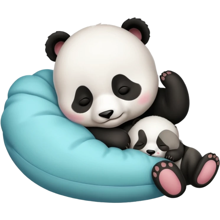 baby panda sleeping emoji