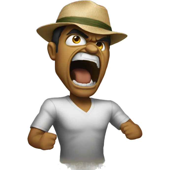 Brazilian rage face emoji