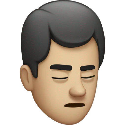 Exhausted  emoji