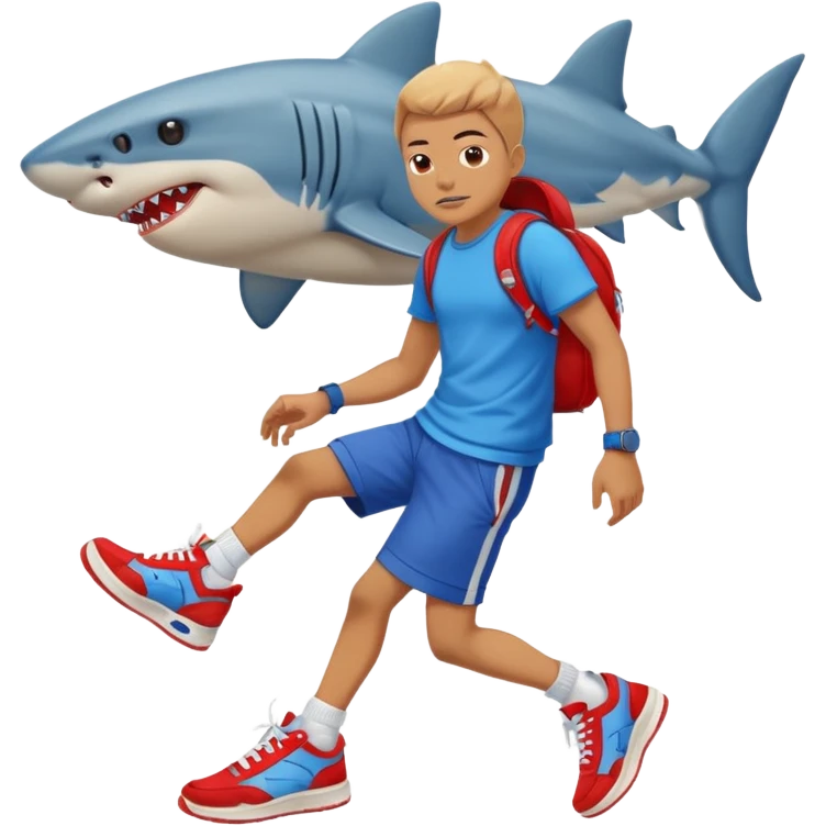 🦈🦶🦶👟👟 emoji