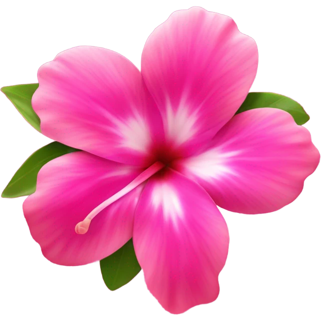 Tropical flower pink emoji