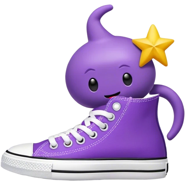 Converse on Tinky Winky  emoji