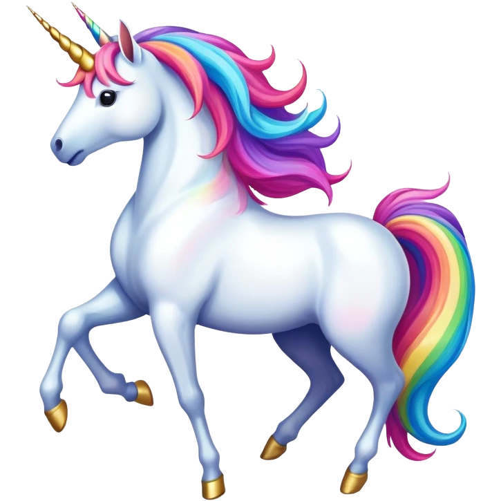 Unicorn dancing  emoji