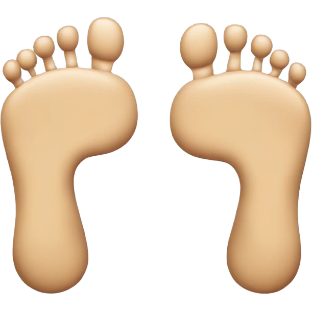 Two feet kissing  emoji