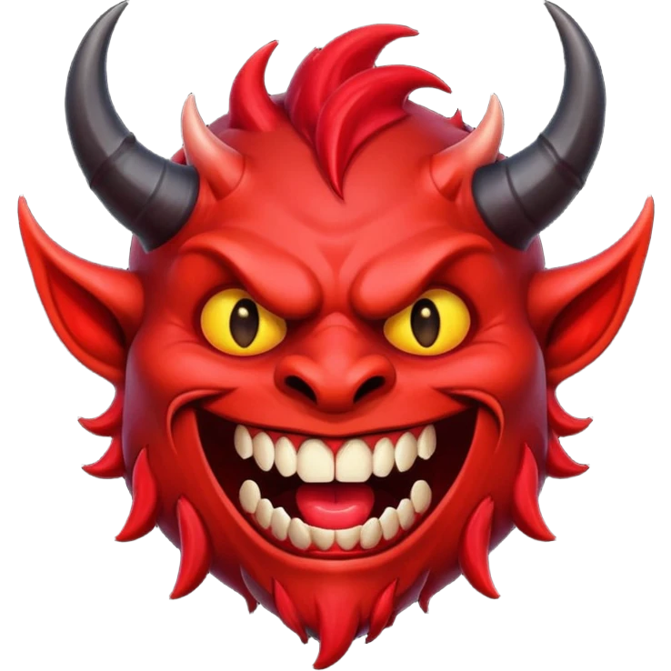 Demon qui rigole  emoji
