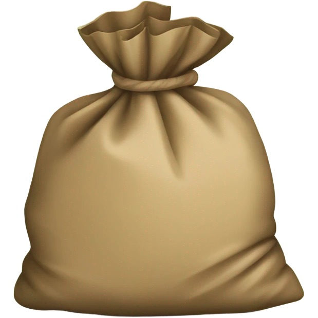 Crushed weeds in a bag emoji