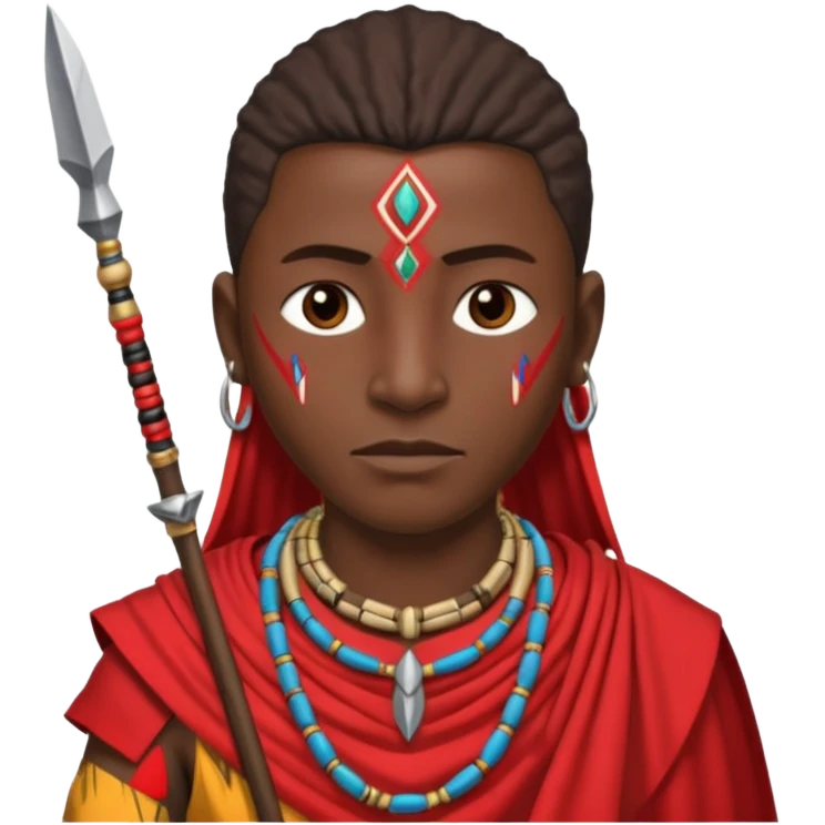 Masai Warrior  emoji