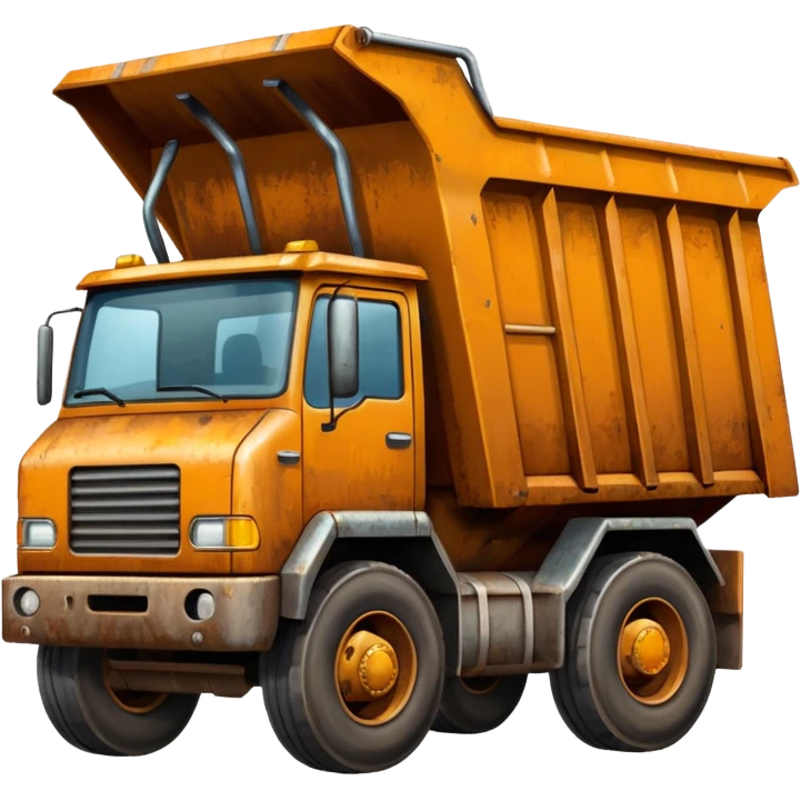 Camión volquete emoji