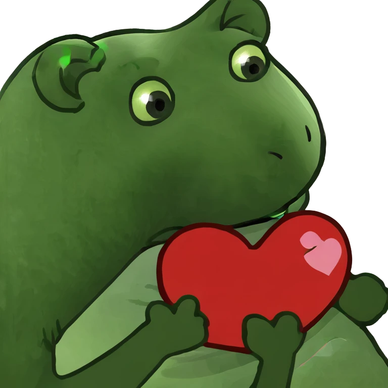 Bear kissing hearts emoji