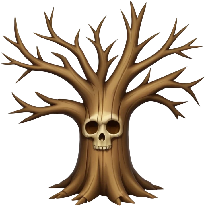 dead tree emoji