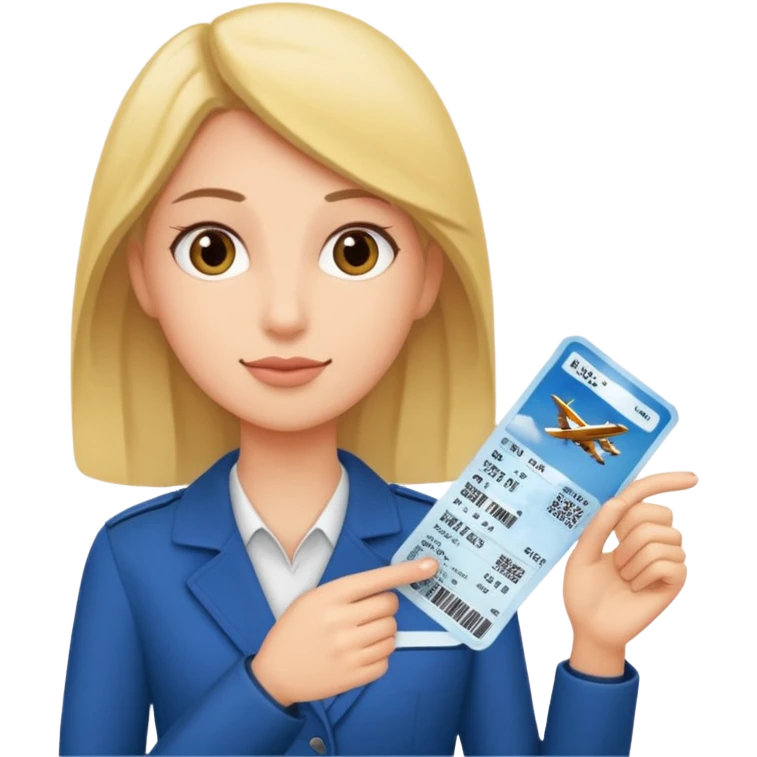 I will buy the flight ticket emoji