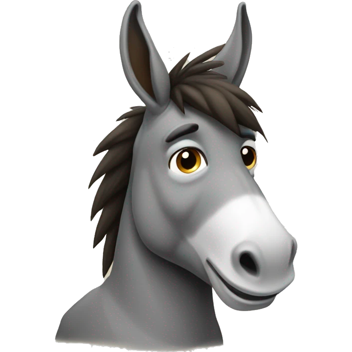 Sit down donkey emoji