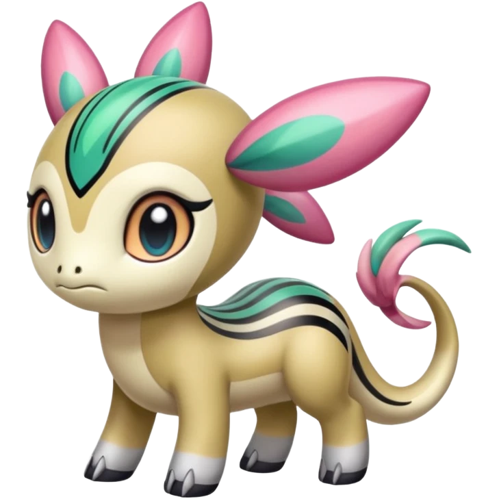 Colorful Exotic Meloetta-Palkia-Kirby-Fakémon-creature-hybrid emoji