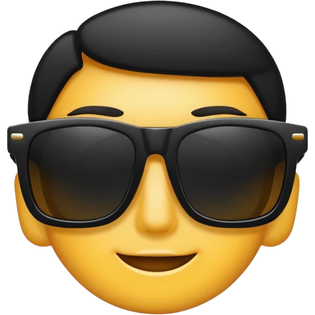 matrix black sunglasses emoji