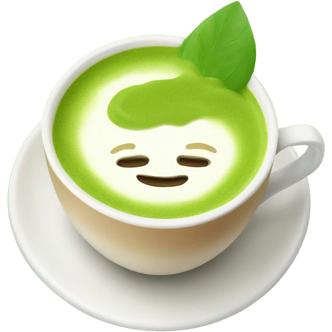 Matcha latte  emoji
