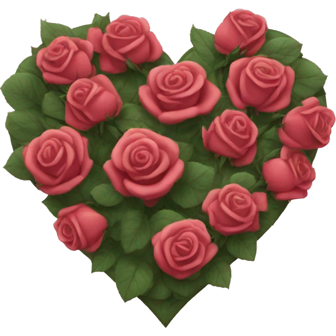 rose heart emoji