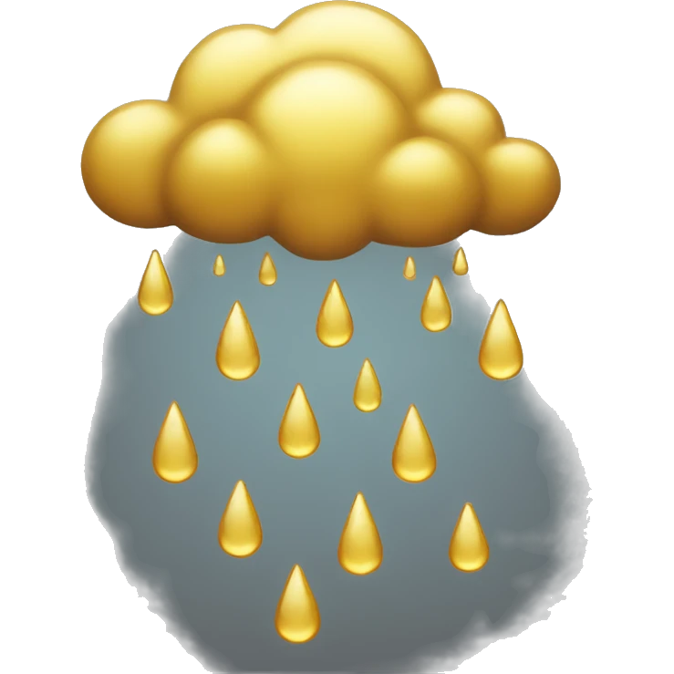 golden rain cloud emoji
