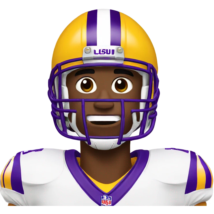 LSU football player emoji