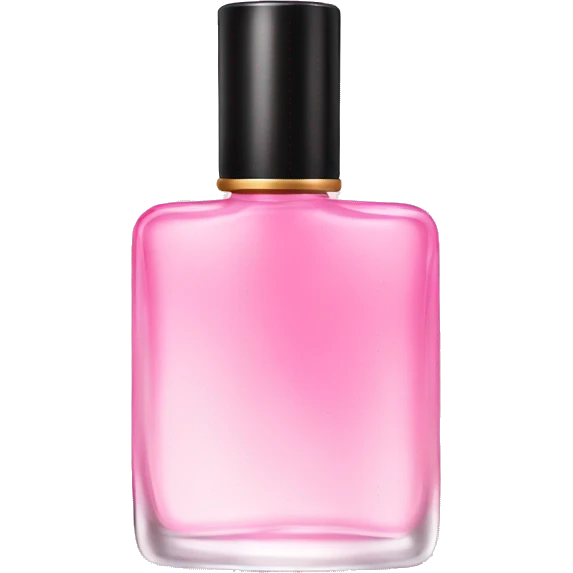 pink perfume with black cap emoji