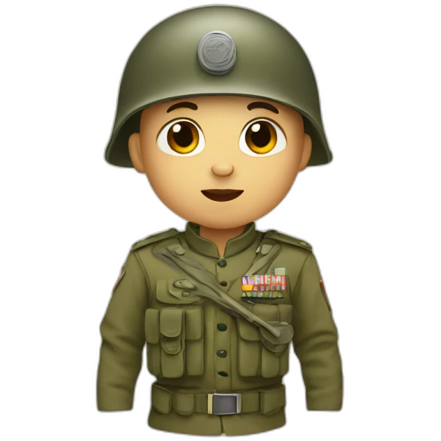 baby soldier emoji