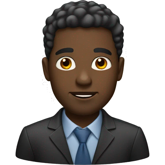 professional black man present emoji