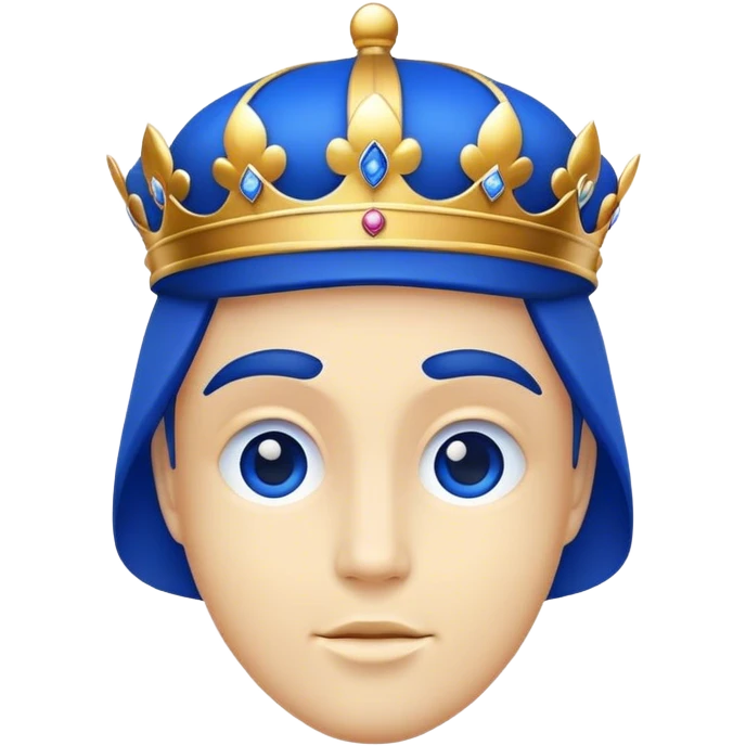 Royal blue color blue emoji