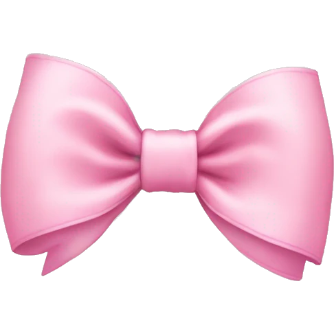 Baby pink bow  emoji