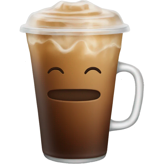 Iced coffee emoji