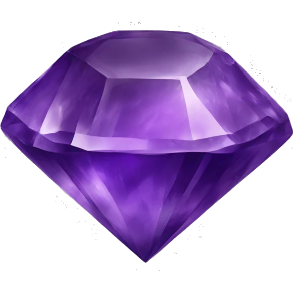 Amethyst gemstone emoji