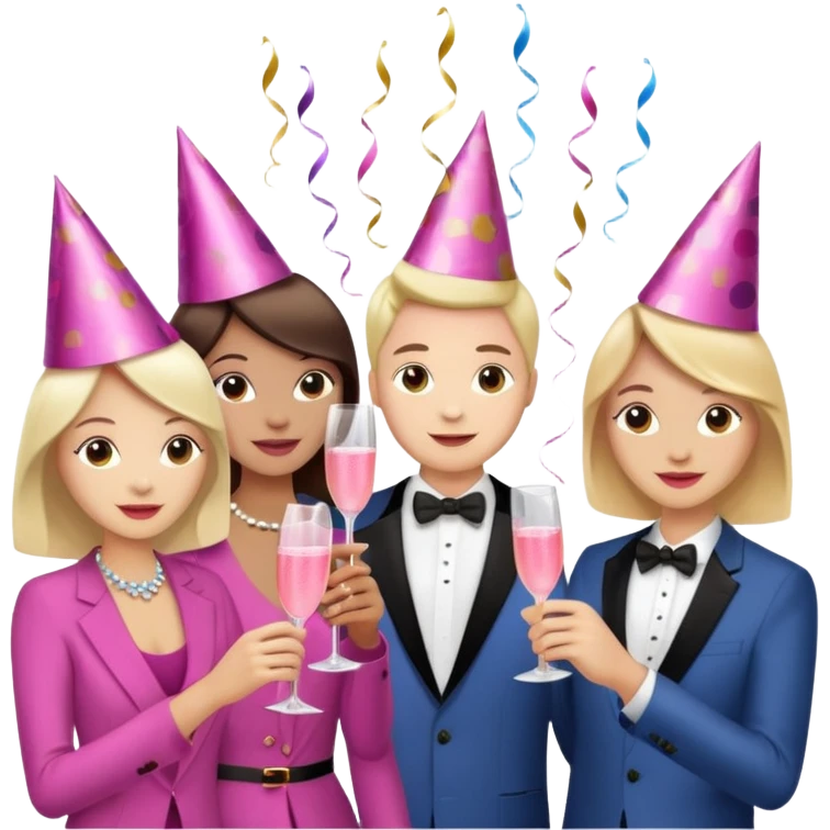 cheers spam pink champagne glases clink emoji