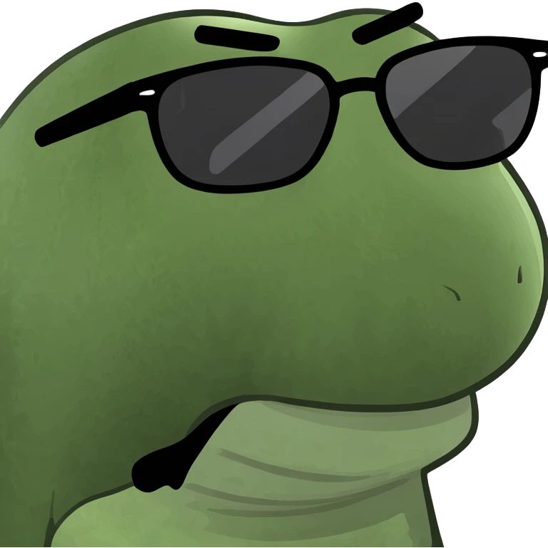 Moonface with sunglasses emoji