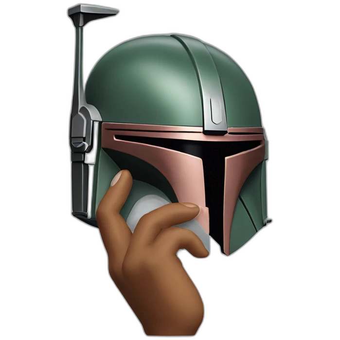 Mandalorian face palm emoji