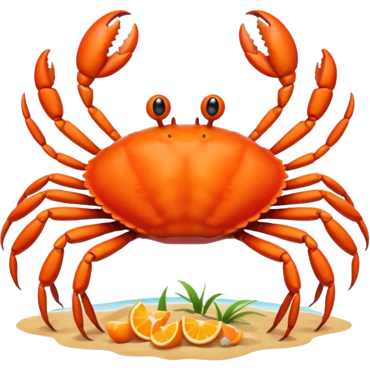 with crab please emoji