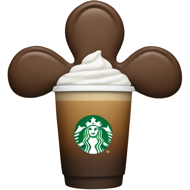 Starbucks coffee emoji