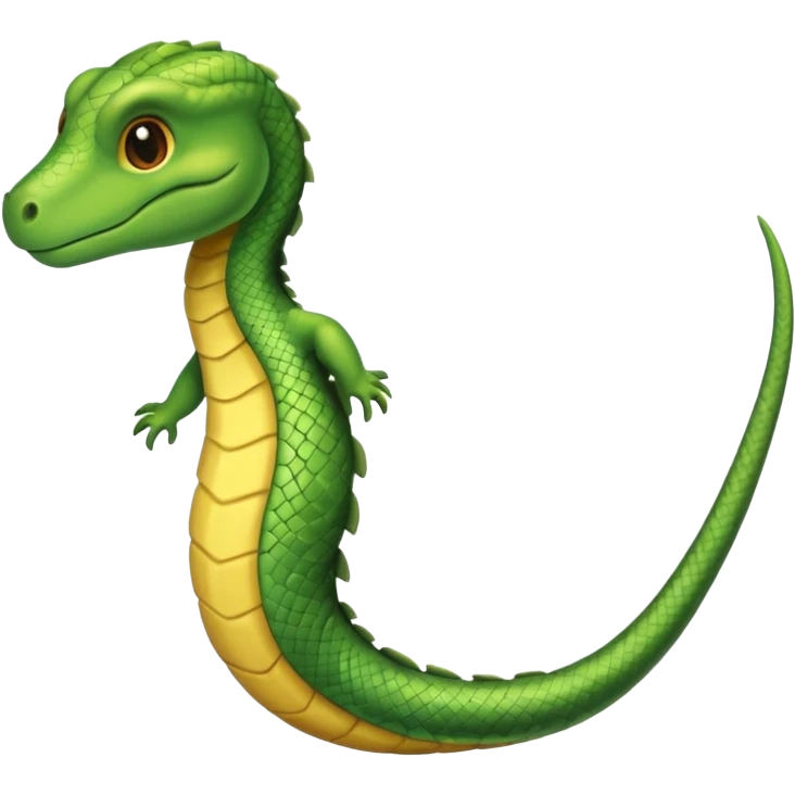 Reptile tail emoji