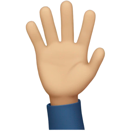 Hand behind head smiling emoji
