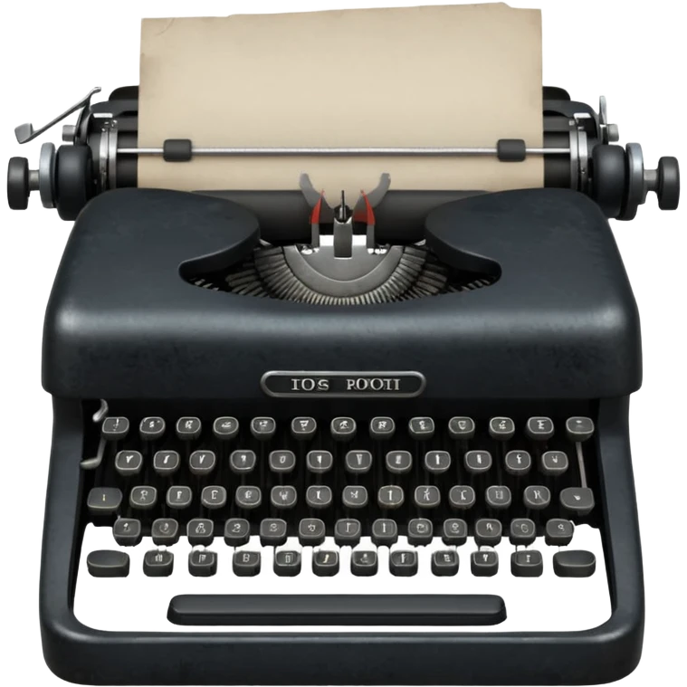 Old typewriter emoji