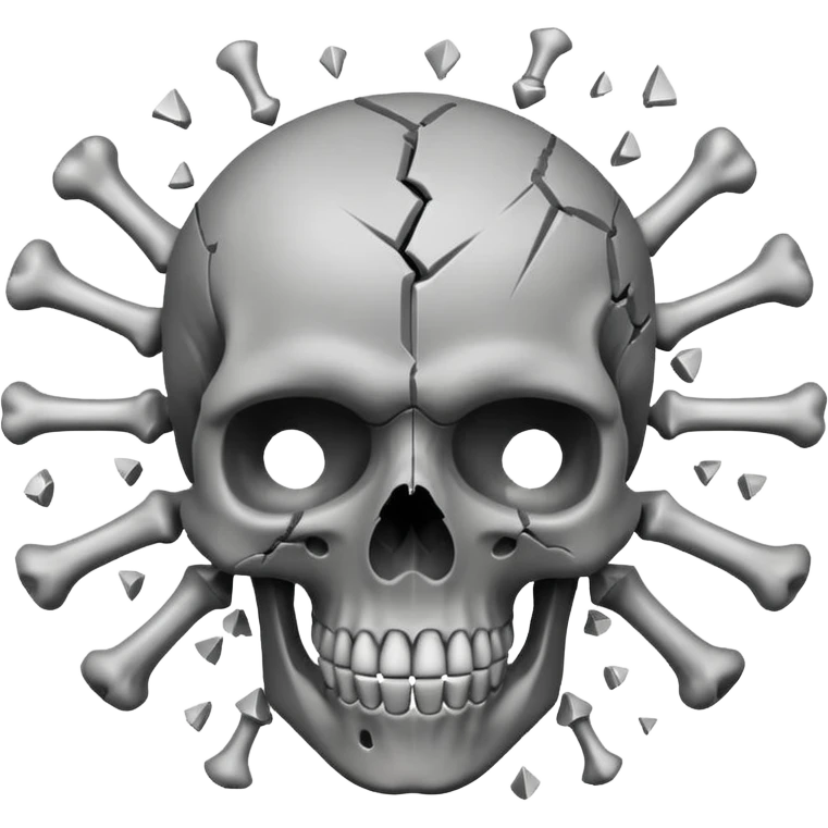 Exploding skull emoji