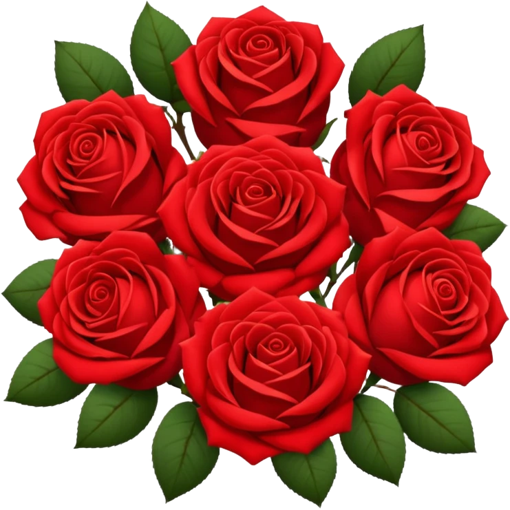 circulo de rosas emoji