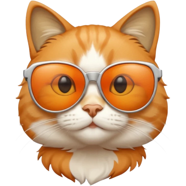 Cat wearing sunglasses emoji