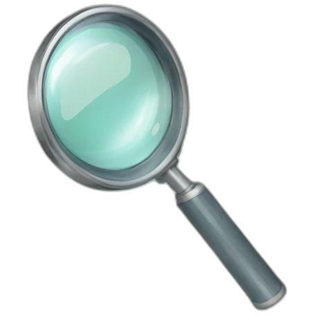 magnifying glass emoji