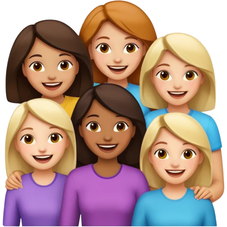 5 girls emoji