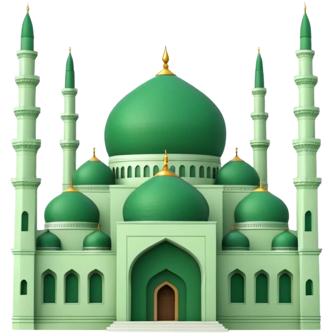 A green mosque  emoji