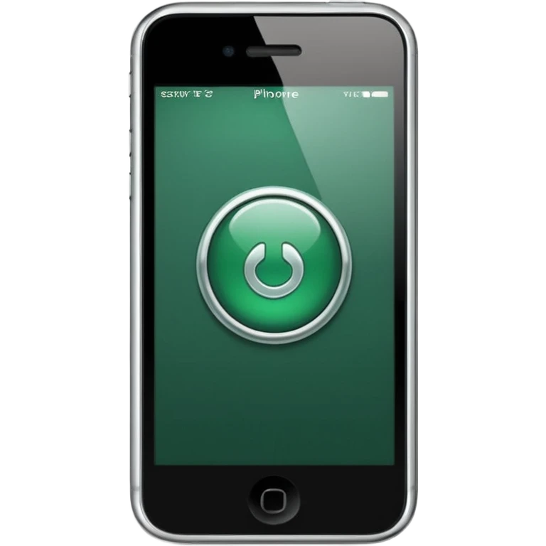 dark green geotag pointing to map on dark green iphone display emoji
