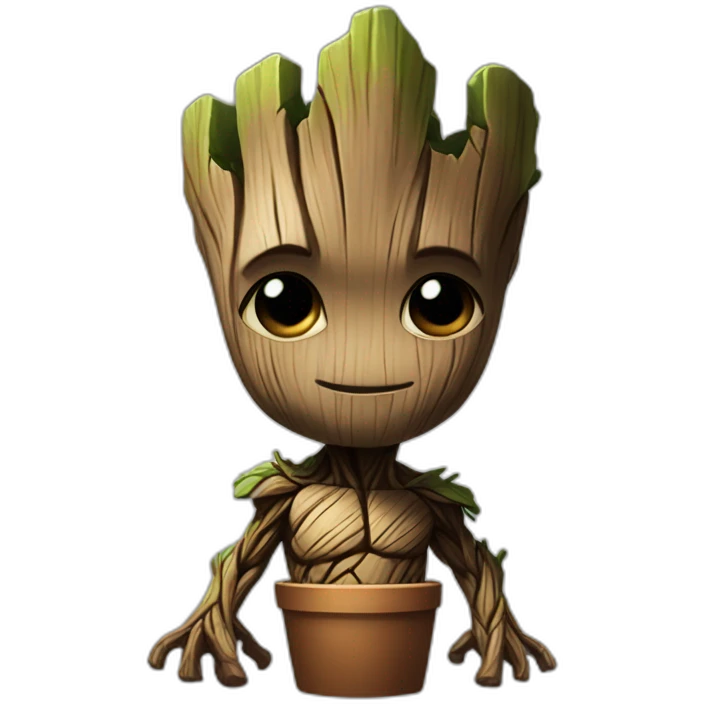Strong groot galaxy guardians emoji