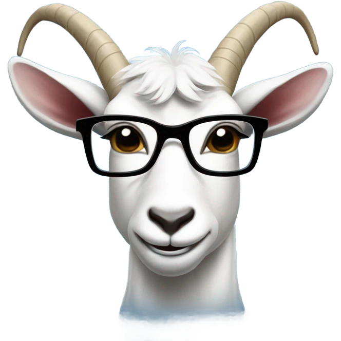 Goat with glasses and with the Argentina football tshirt emoji