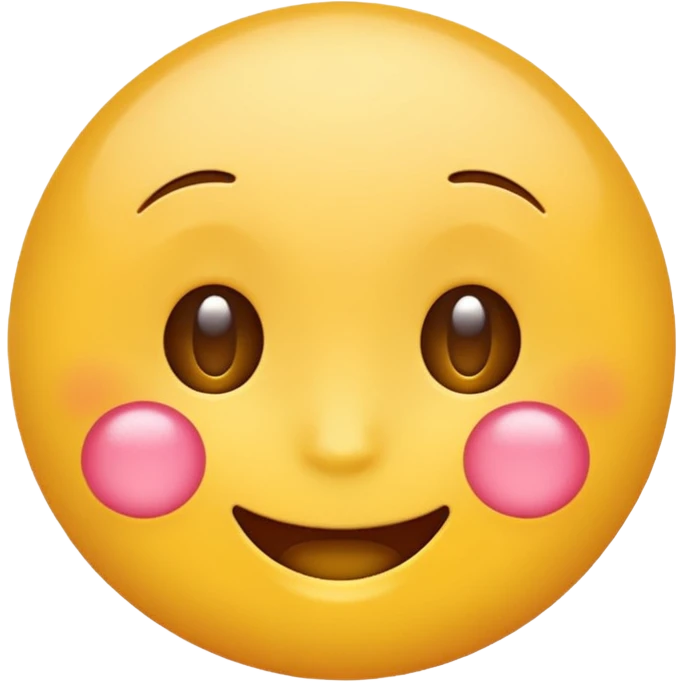 Cute blushing excited emoji emoji