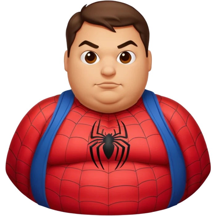 Fat spiderman emoji