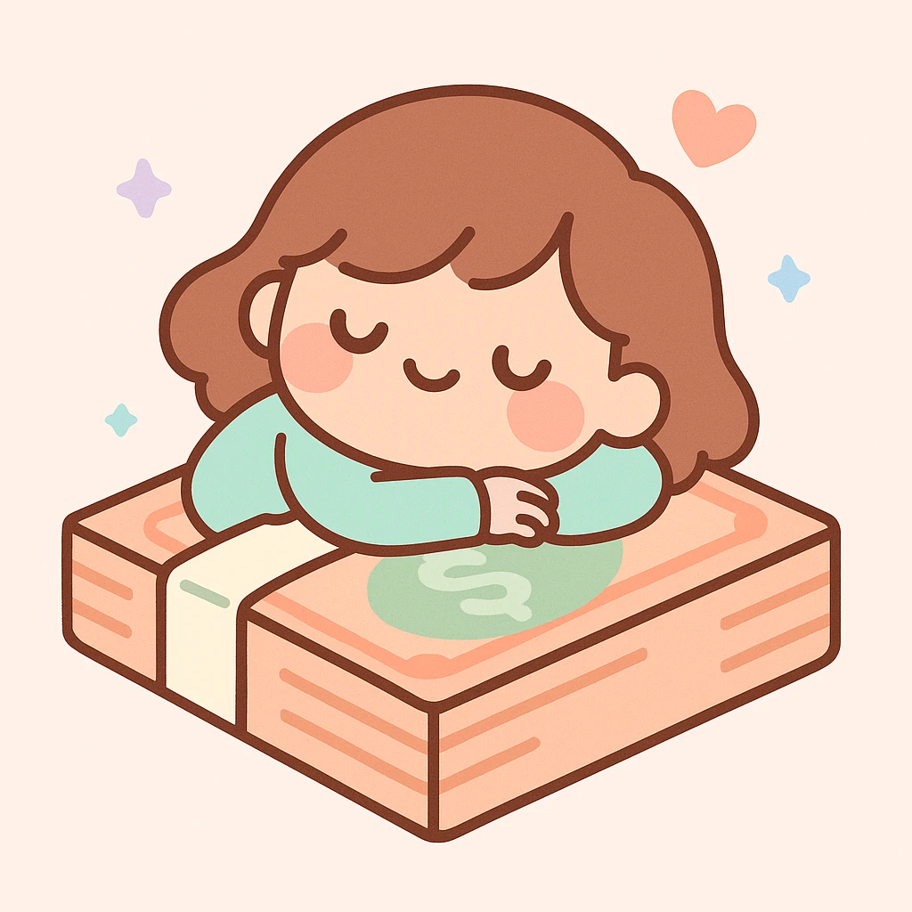 happy person napping on mattress of money emoji